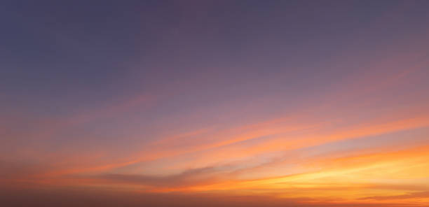istock Sunset sky. Abstract nature background. Dramatic blue with orange colorful clouds in twilight time. 1298229279