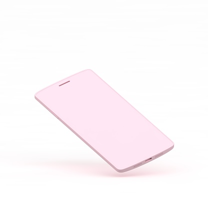 Pink smartphone