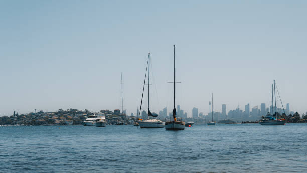 istock Docked boats in Sydney Wharf 1298232343