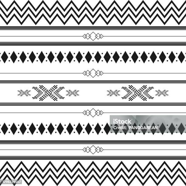 Black And White Tribal Ethnic Pattern With Geometric Elements Traditional  African Mud Cloth Tribal Design Fabric Or Home Wallpaper Design Stock  Illustration - Download Image Now - iStock