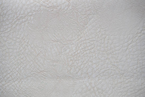 istock The texture of the old leather is white. Background for wallpaper. Pattern. 1298236259
