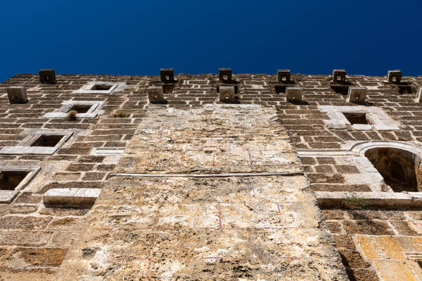 istock Details from old roman building 1298238260
