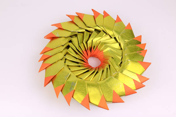 istock Folded Gold paper in Chines ceramony 1298242825