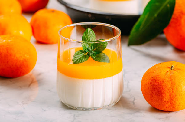 istock Panna Cotta With Tangerine Jelly 1298249554