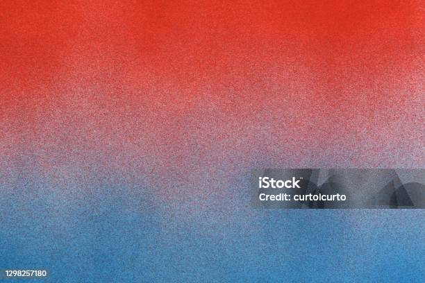 Spray Paint Stock Photo - Download Image Now - Blue, Red, Textured