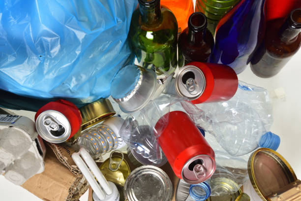 istock glass bottles, cans, plastic bottle and bulb 1298257453