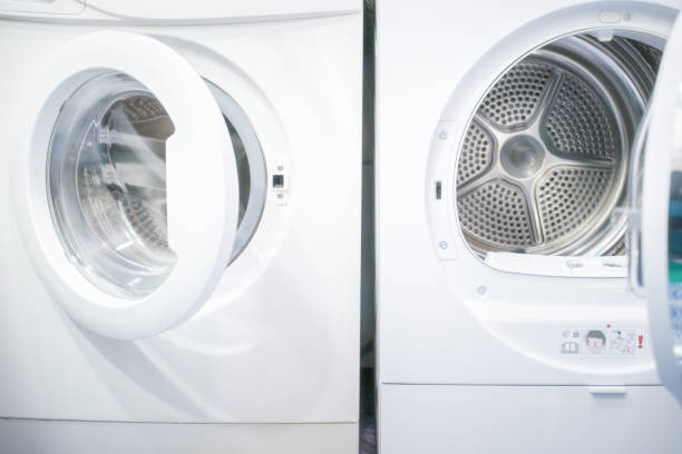 istock open door of an empty washing machine close up 1298261789