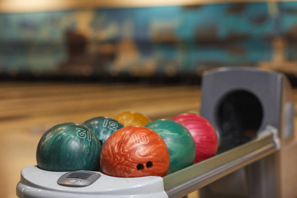 istock Ball Rack at Bowling Alley 1298262457