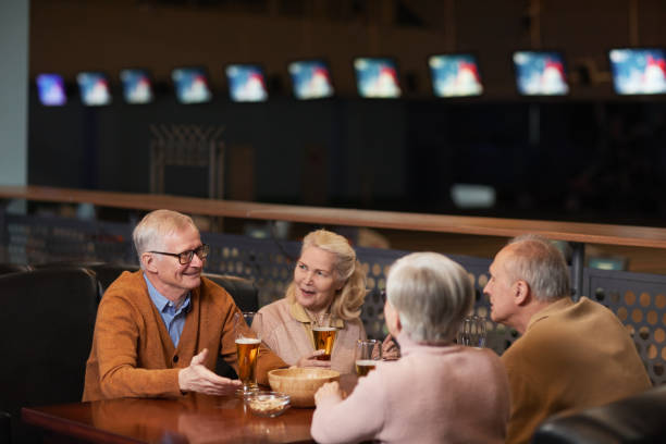 istock Group of Senior People in Bowling Bat 1298262509