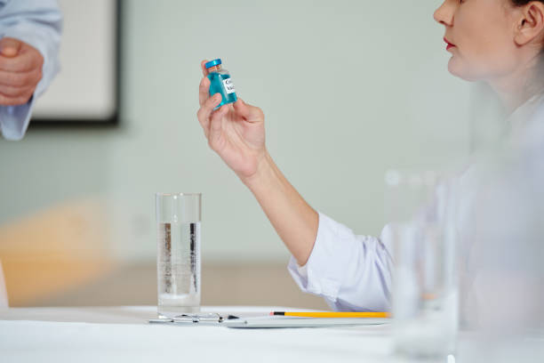istock Scientist with new vaccine 1298265163