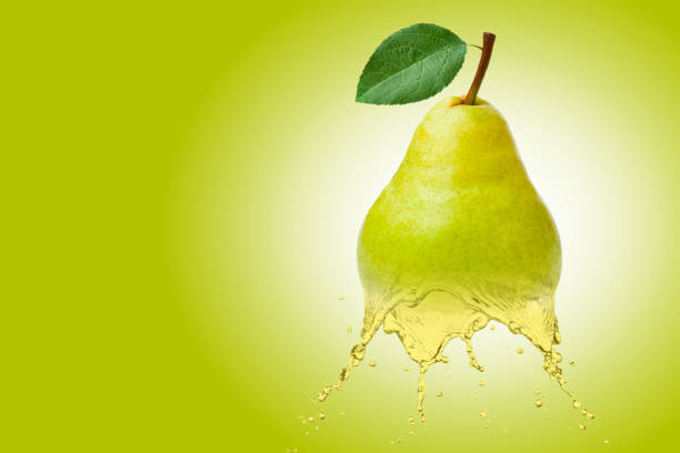 Close up of a young female hand holding a plastic bottle of water and a delicious looking green apple on a light background. Healthy food and lifestyle concept.