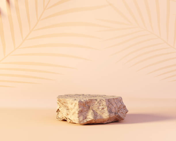istock 3d render illustration of stone podium on pastel background 1298268284