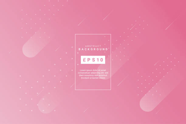 Abstract pink geometric background. Minimal style. Concept of dynamic shapes composition. Design template for brochures, flyers, magazine Abstract pink geometric background. Minimal style. Concept of dynamic shapes composition. Design template for brochures, flyers, magazine pink background illustrations stock illustrations