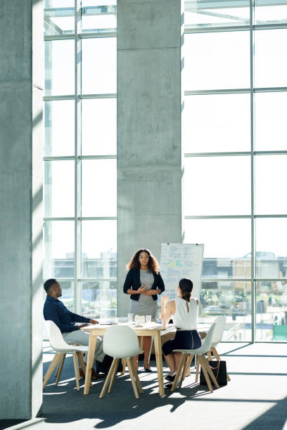 istock Outlining her vision for the company 1298272968