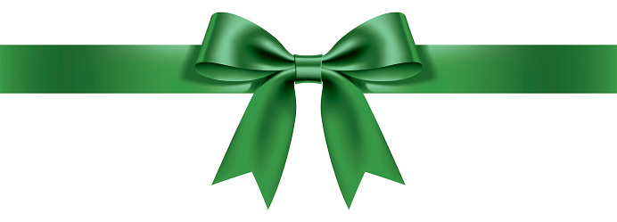 Vector ribbon and bow. Design element for greeting cards, gifts, holidays