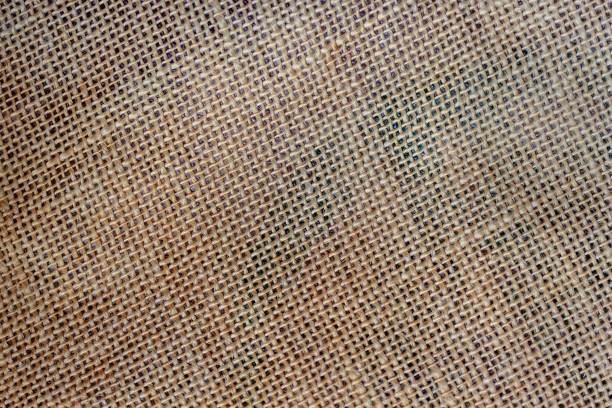 istock Close-up of jute texture pattern, sackcloth, diagonal pattern for background 1298278274