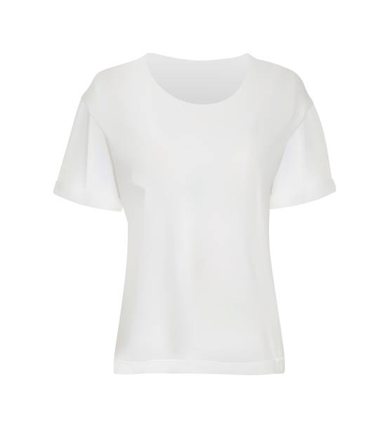 istock Blank white t-shirt mockup template for branding 1298282493