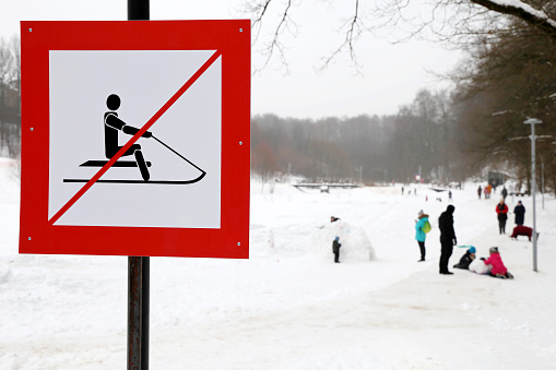 Children safety during winter holidays