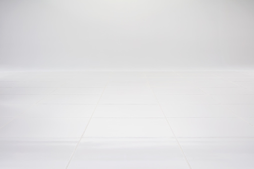 white flooring tiles