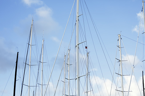 Sail boat masts