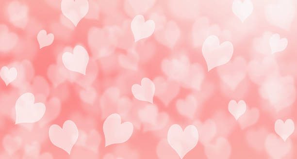 istock Valentine's day or wedding background with hearts. Decorative, romantic love bokeh background. 3d illustration 1298298906
