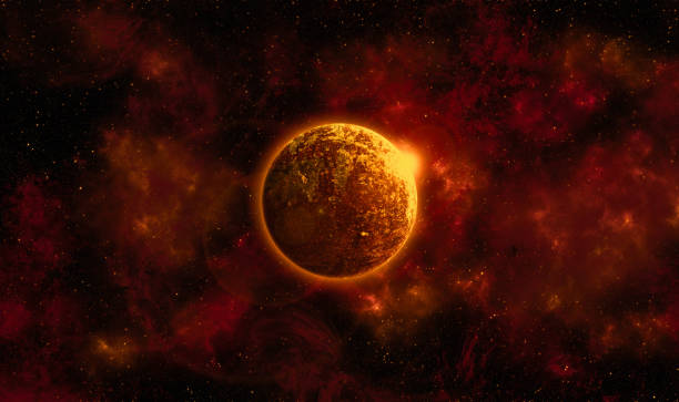 istock Unknown planet from outer space. Space nebula. Cosmic cluster of stars. Outer space background. 3D Illustration 1298299130