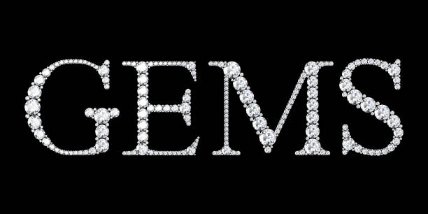istock Gemes word made of diamonds letters with on black background.3d rendering 1298305262