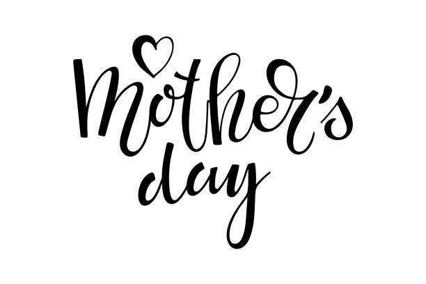 istock Mothers Day text template. Holiday lettering Ink illustration. Modern brush calligraphy. Vector illustration for Mother Day. Sublimation print for greeting card, mug, brochure, poster, label, sticker. 1298311333