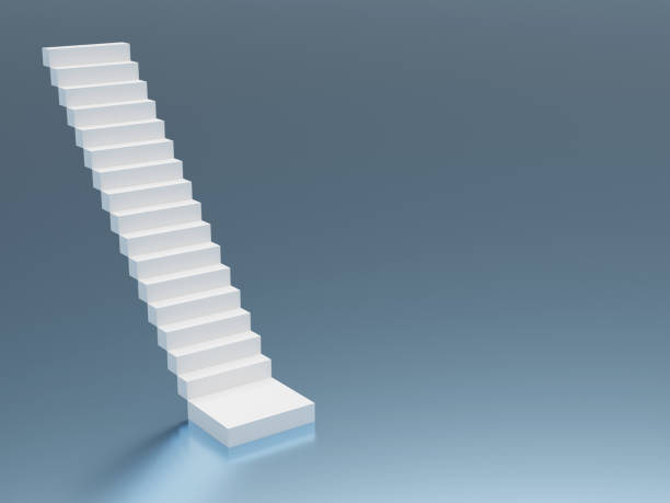 istock Abstract staircase. Stairs with steps, business concept 1298331837