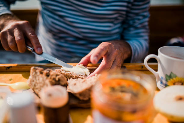 istock Having Breakfast on sailboat, simple life, outdoor activity 1298333855