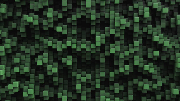 istock Many rods background. Element design. Green shades. 1298338657