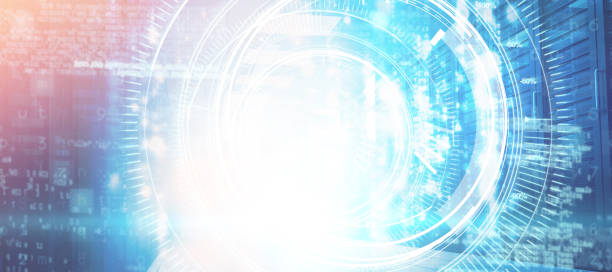 istock Composite image of digital image of lens interface 1298353910