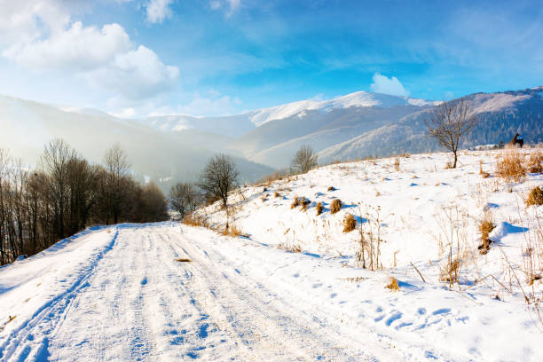 istock mountainous rural landscape in wintertime 1298372541