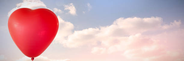istock Composite image of valentines day heart balloon 1298376575