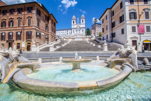 istock View of the famous Piazza di Spagna in Rome 1298379897