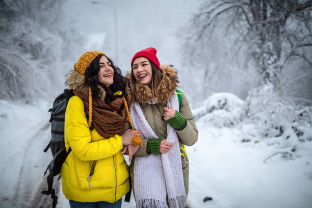 istock Best friends on the snow 1298380627