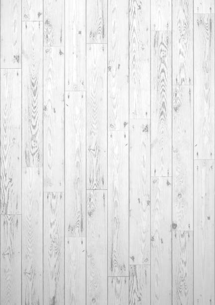 białe drewniane deski grunge tle - panel stock illustrations