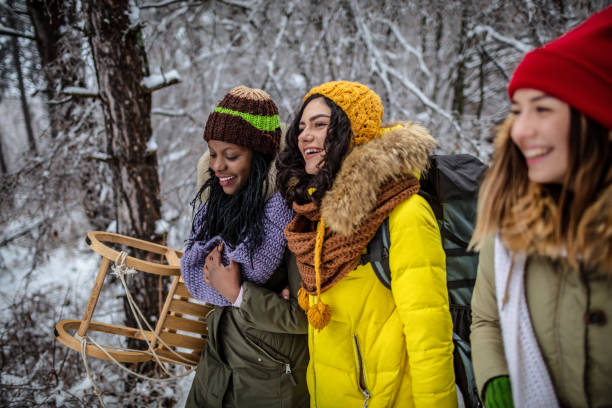 istock Women enjoying winter day 1298399891