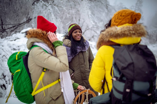 istock Women enjoying winter day 1298400203