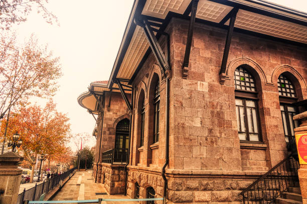 Ankara Turkey  january 24 2020 : Ankara old parliament building  and ulus