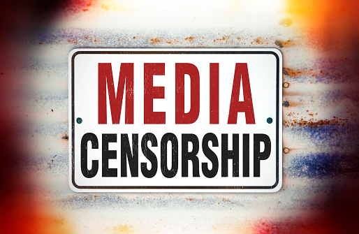 Media Censorship Sign