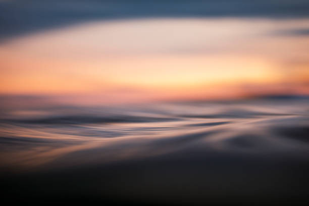 istock Surface textures on the ocean in golden light 1298409901