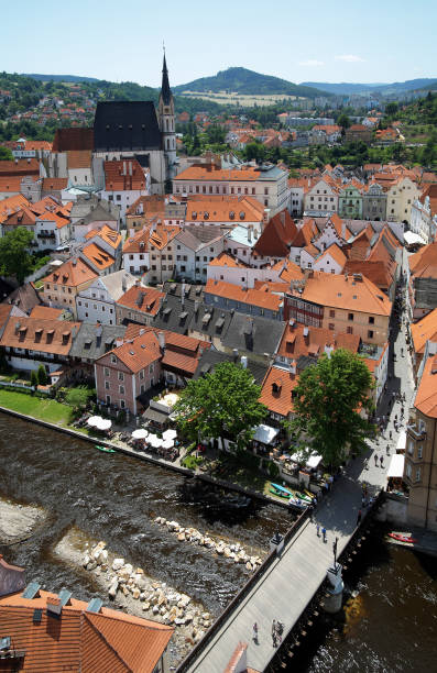 istock View of Cesky Krumlov, Czech Republic 1298413707