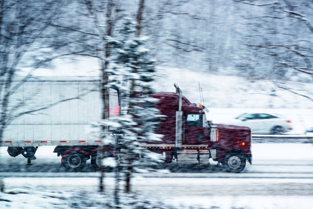 istock Trucking In Winter 1298426440
