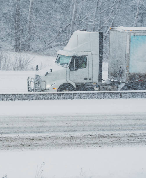 istock Trucking In Winter 1298426444