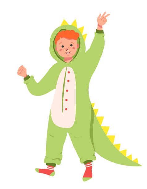 istock Set of children in animal costumes 1298426673