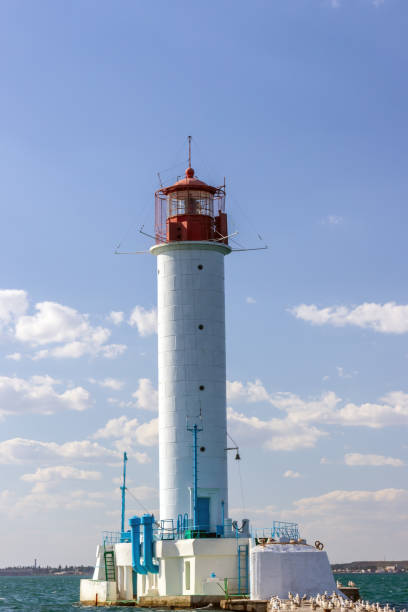 istock Lighthouse on the Black Sea Port 1298430235
