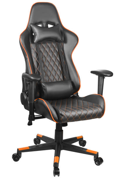 Gaming chair on white background stock photo