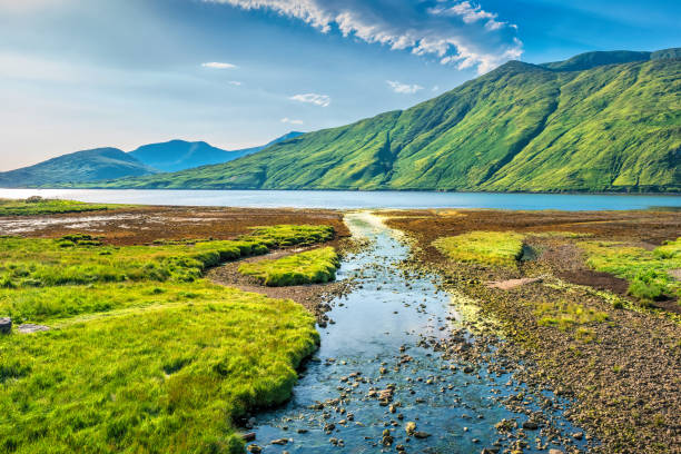 fiordo di killary harbour in irlanda - mayo foto e immagini stock