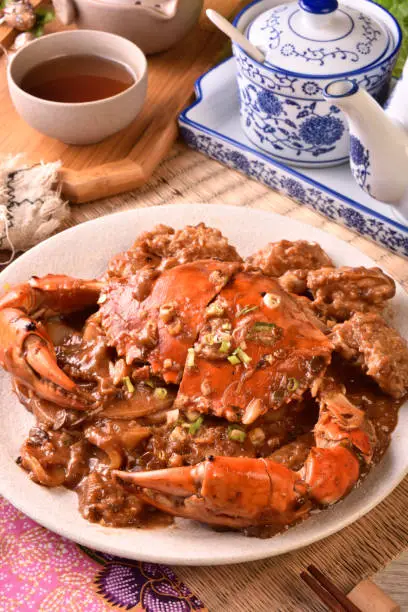 Photo of Sauteed crab with rice cake